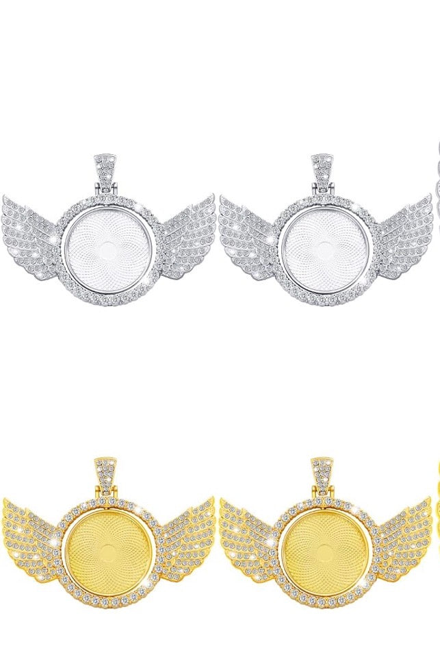 Double-Side Angel Wing Pendant