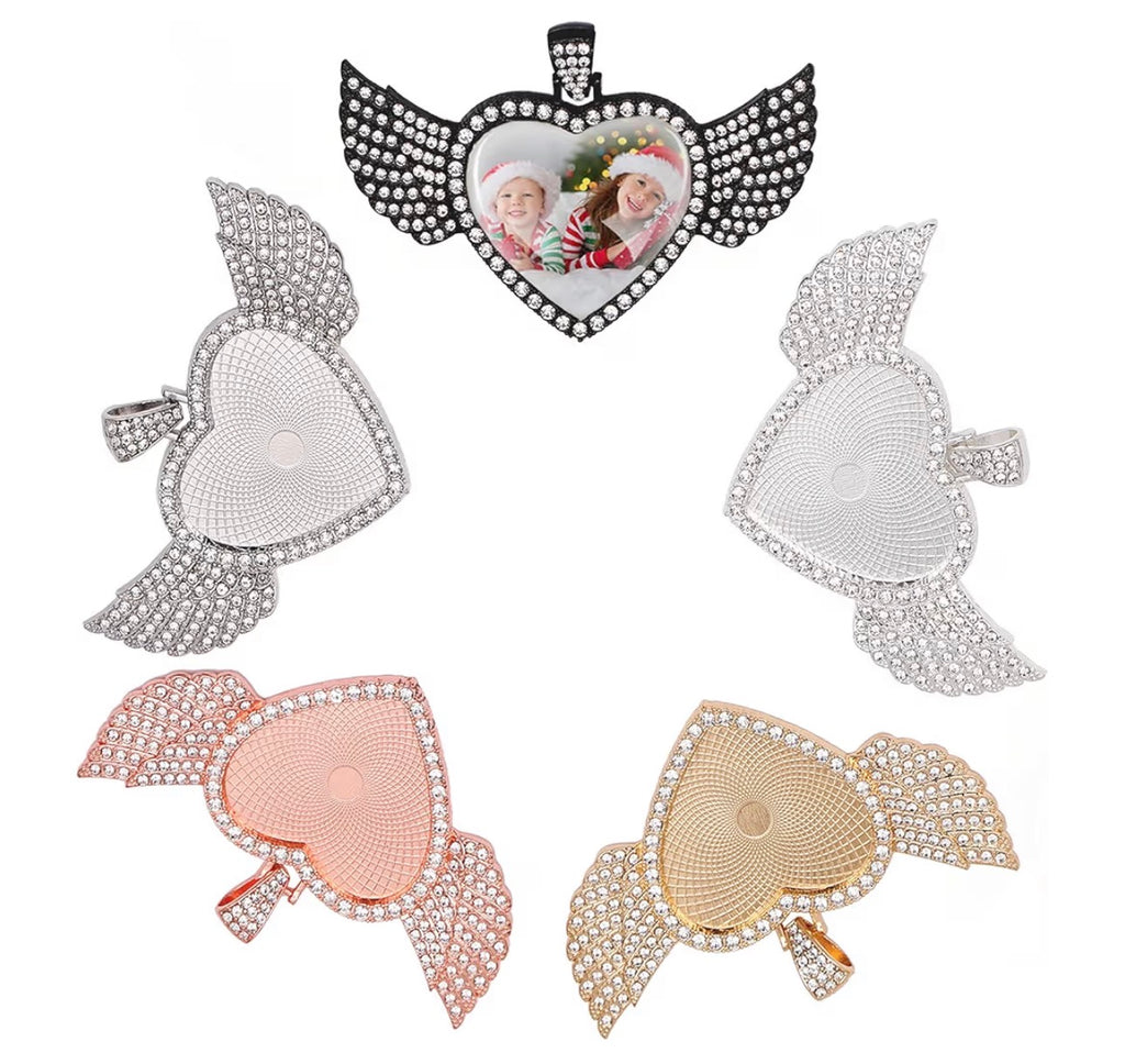 Heart Angel Wing Pendant
