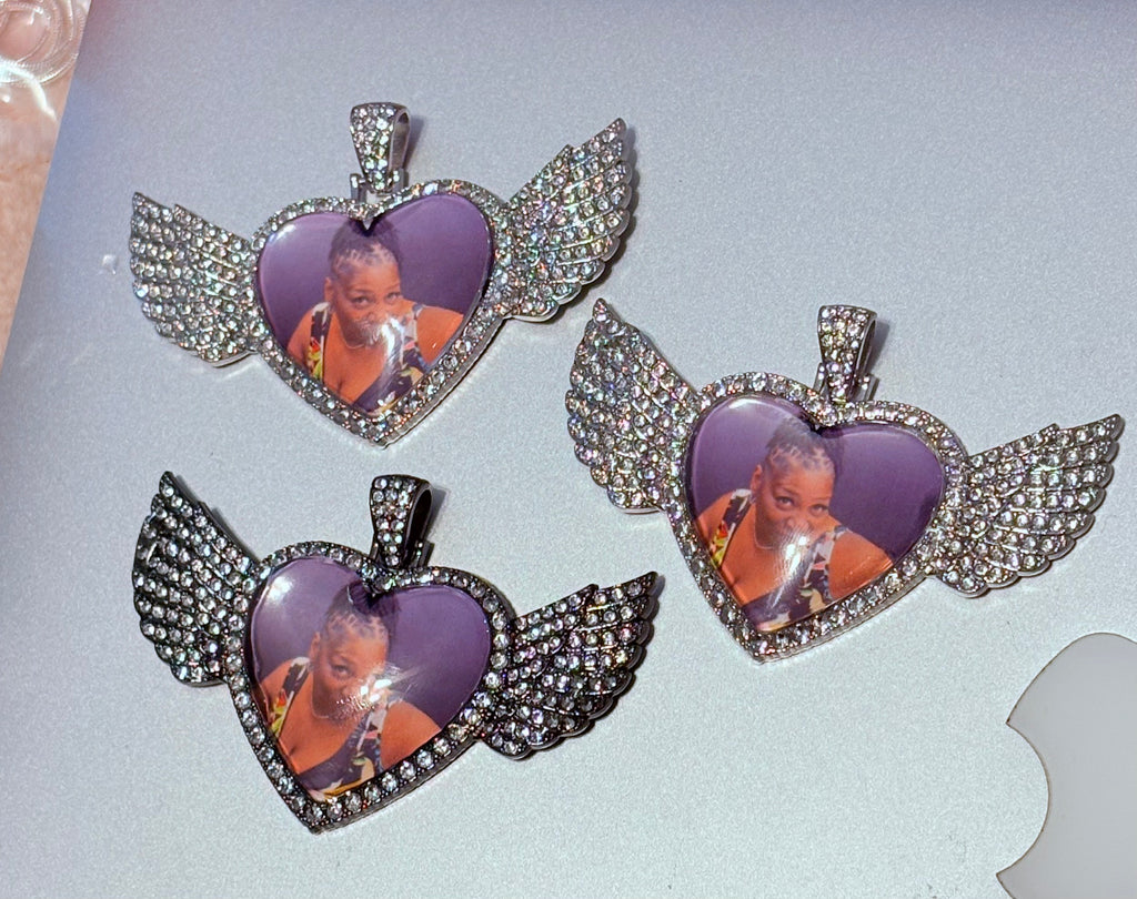 Heart Angel Wing Pendant